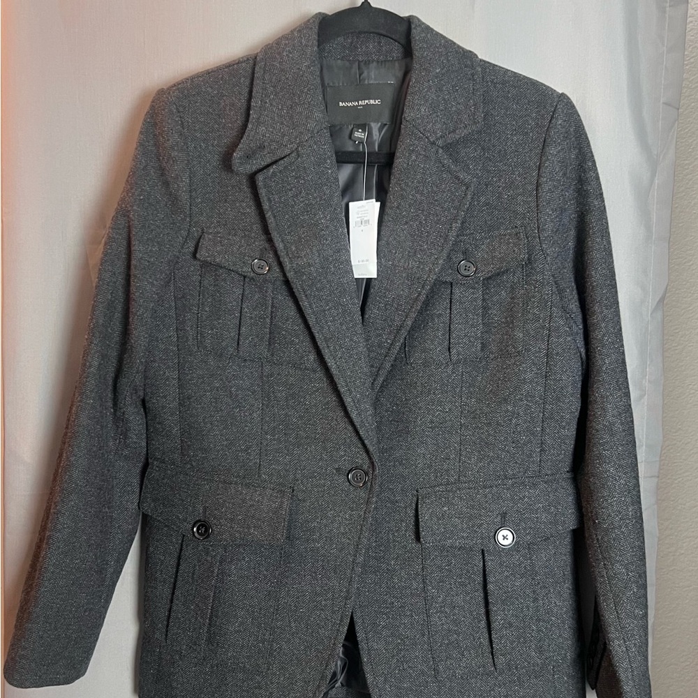 Banana Republic Fac Gray Women's Jacket